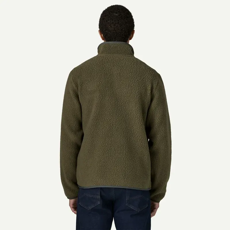 Patagonia Retro Pile Fleece Jacket in Basin Green-2
