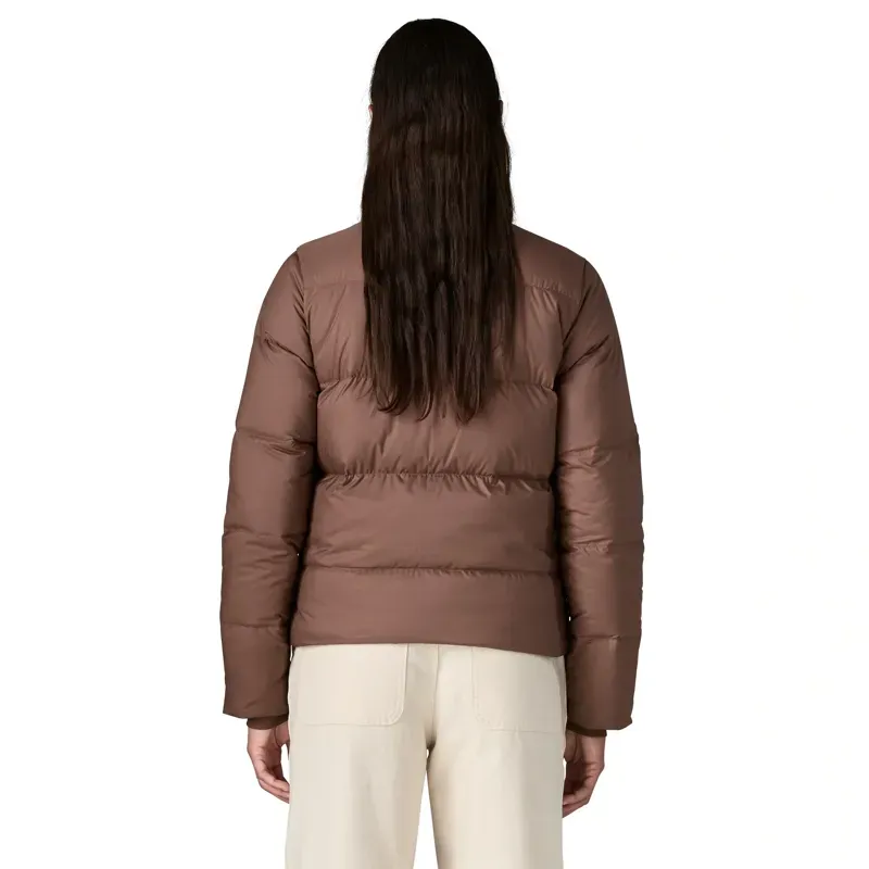 Patagonia Women's Silent Down Jacket in Berm Brown-2