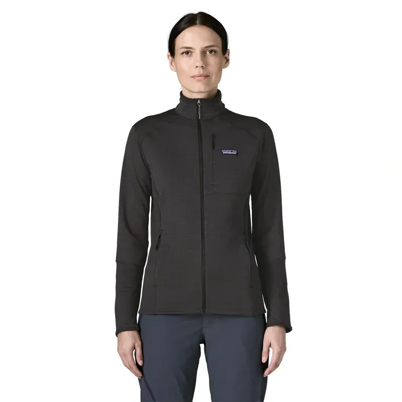Patagonia Women's R1 Fleece Jacket in Black w/Black-1