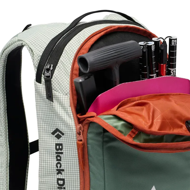 Black Diamond Dawn Patrol 15 Backpack in Foam Green-5