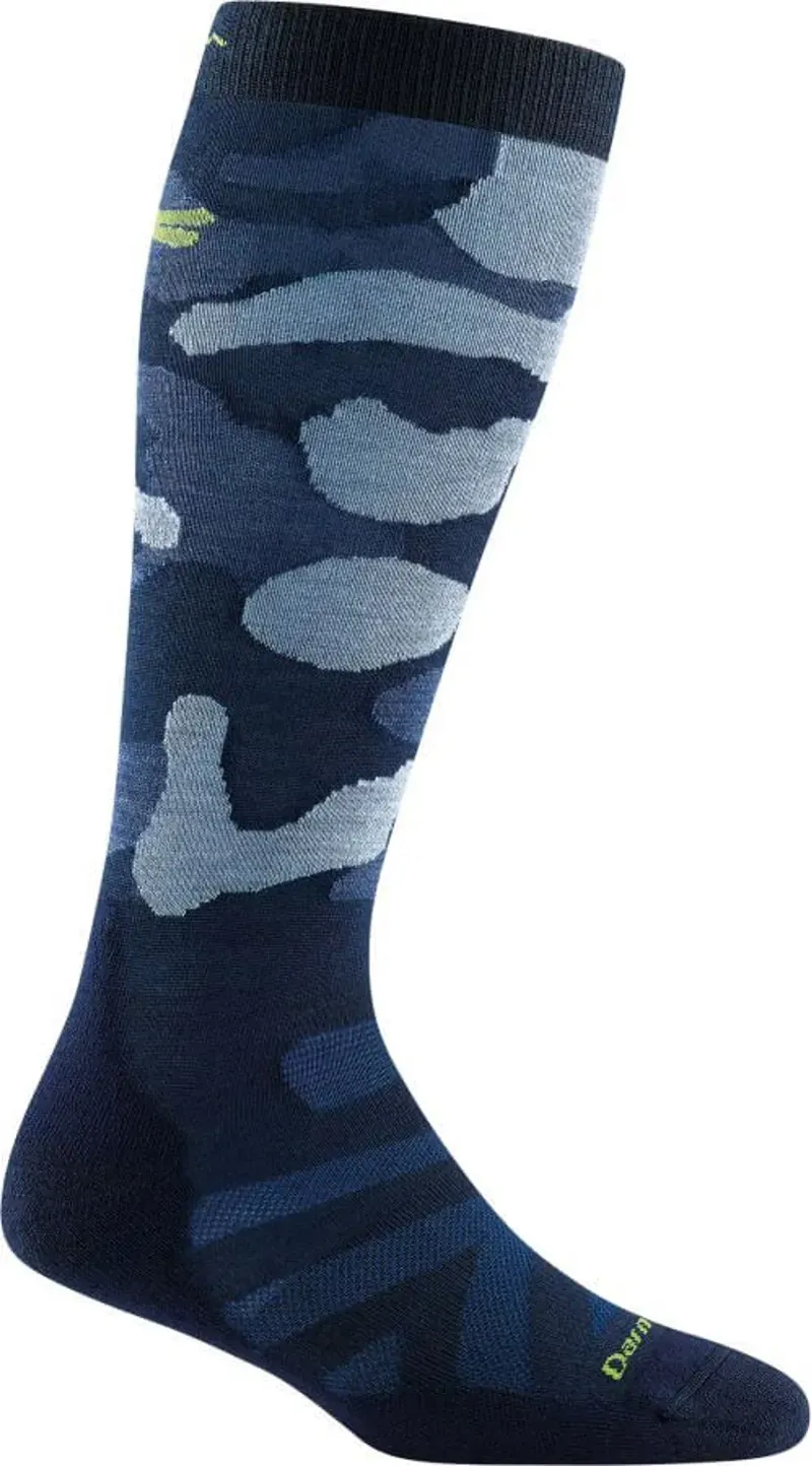 Darn Tough Juniors Camo Midweight Cushioned Socks in Eclipse