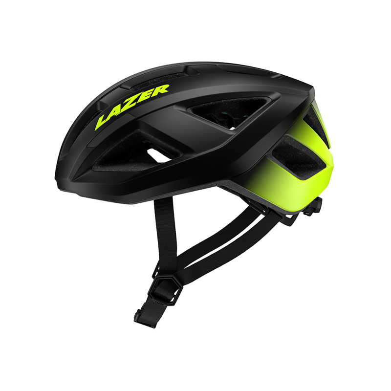 Lazer Tonic Kineticore Road Helmet in Black Flash Yellow-2