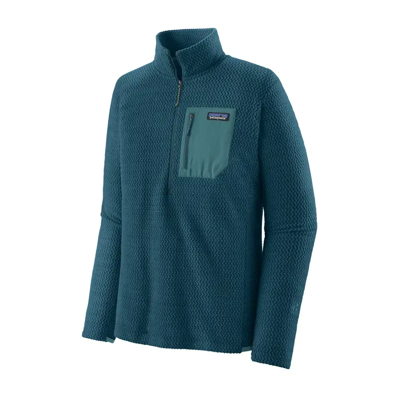 Patagonia R1 Air Zip Neck Pullover Fleece in Tidal Teal