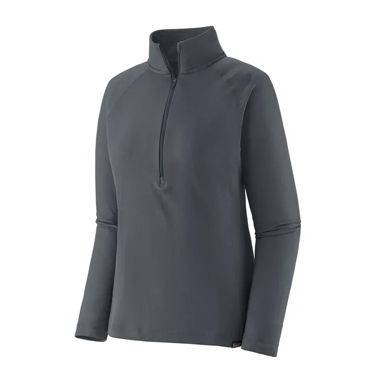 Patagonia Capilene Midweight Women's Zip Neck in Smolder Blue