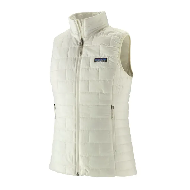 Patagonia Womens Nano Puff Vest in Birch White