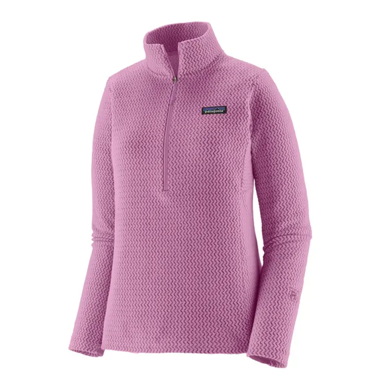 Patagonia Womens R1 Air Fleece Zip Neck in Brisk Purple