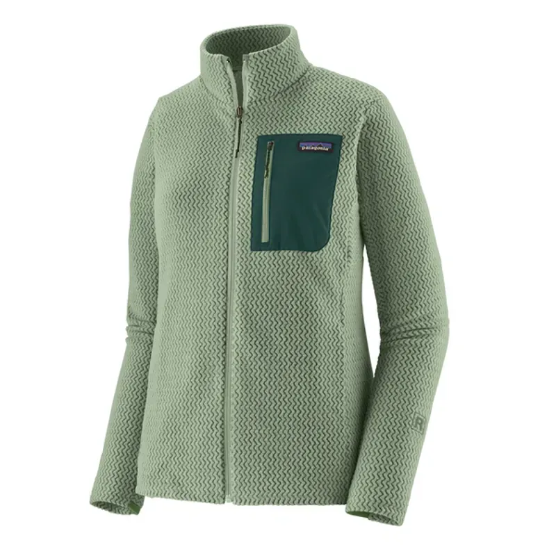 Patagonia Womens R1 Air Fleece Jacket in Ellwood Green