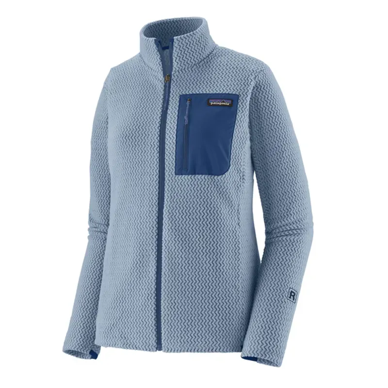 Patagonia Womens R1 Air Fleece Jacket in Barnacle Blue