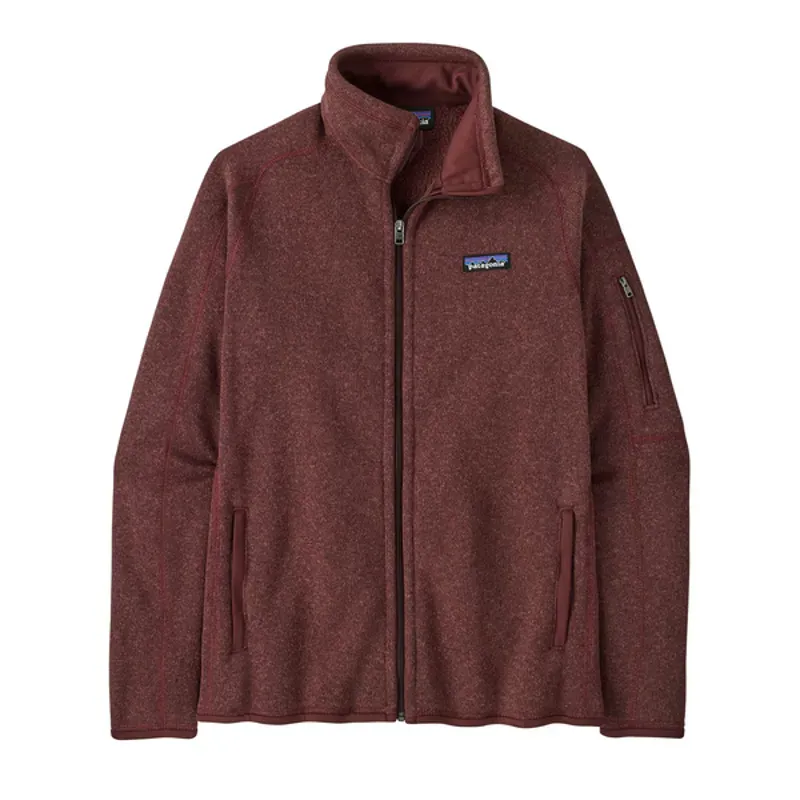 Patagonia Womens Better Sweater Fleece Jacket in Dark Ruby