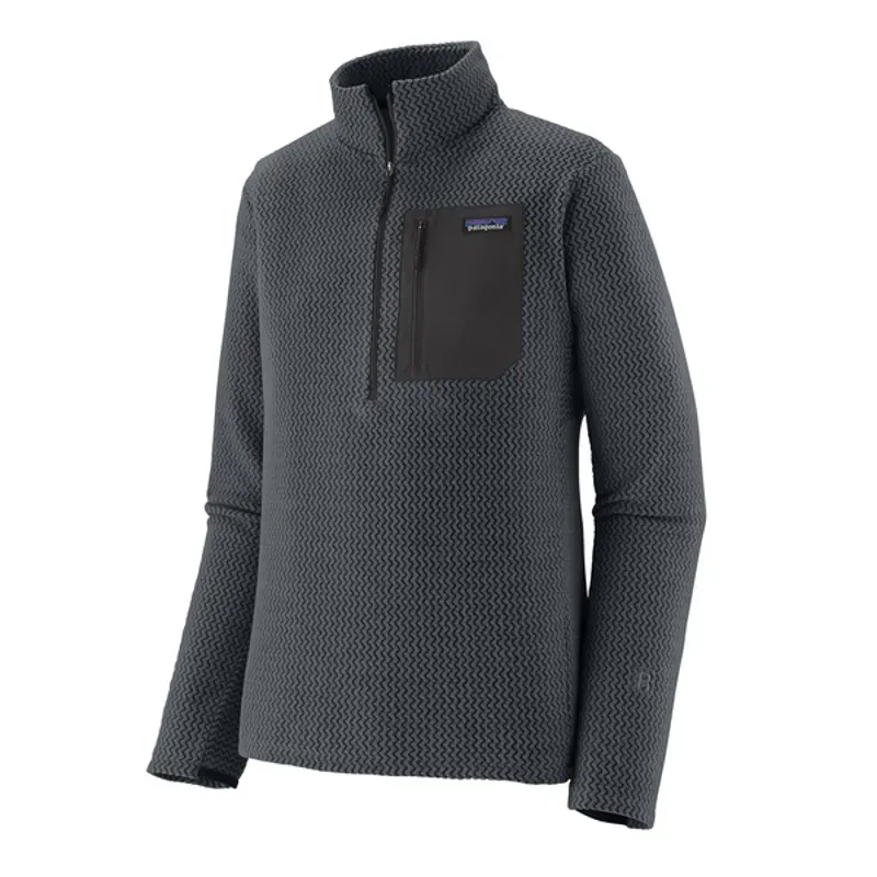 Patagonia R1 Air Fleece Zip Neck in Smolder Blue