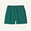 Patagonia Men's 5 inch Baggies Shorts in 95 Oval Logo: Gem Green