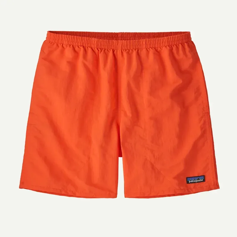 Patagonia Men's 5 inch Baggies Shorts in Orange Peel