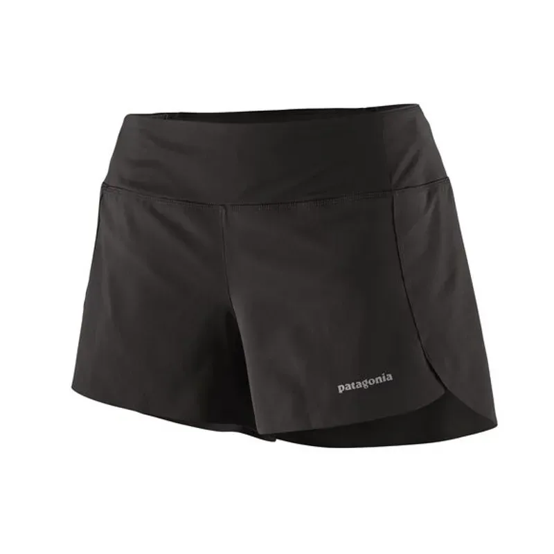 Patagonia Womens' Strider Pro 3 1/2in Shorts in Black