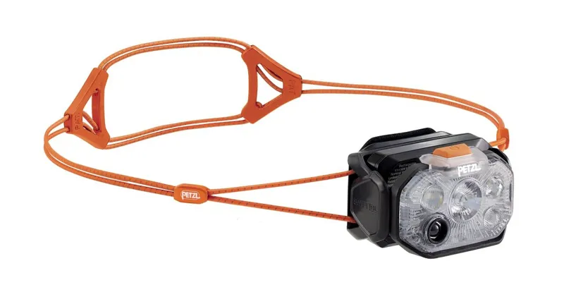 Petzl Swift RL Headlamp in Black/Orange-1