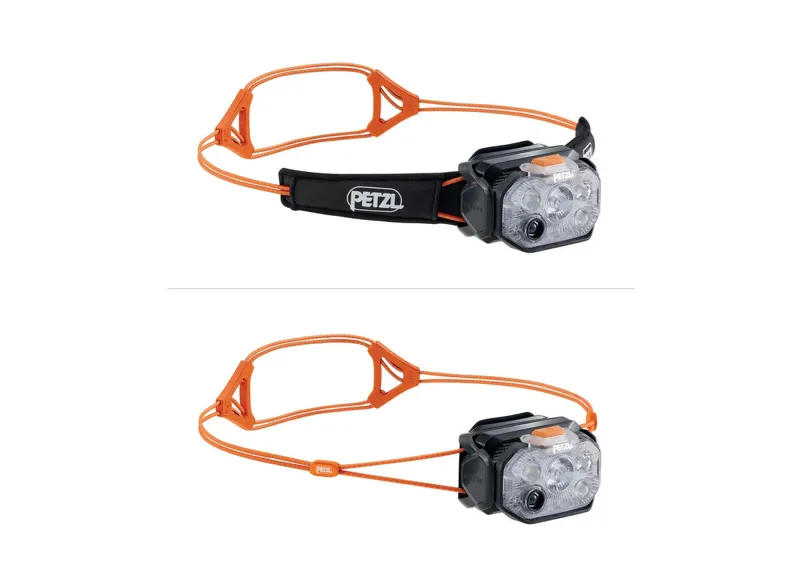 Petzl Swift RL Headlamp in Black/Orange-5