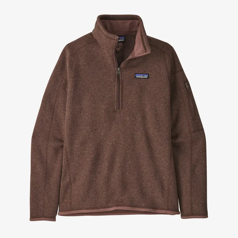 Patagonia Women's Better Sweater 1/4 Zip in Dulse Mauve