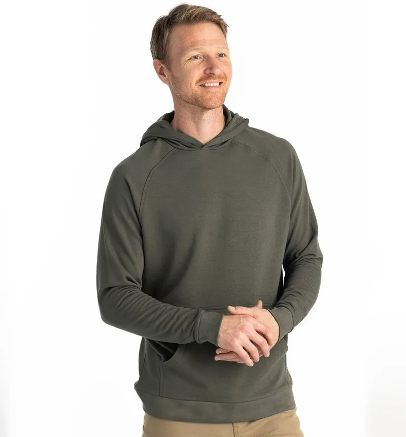 Free Fly Bamboo Lightweight Hoodie in Fatigue