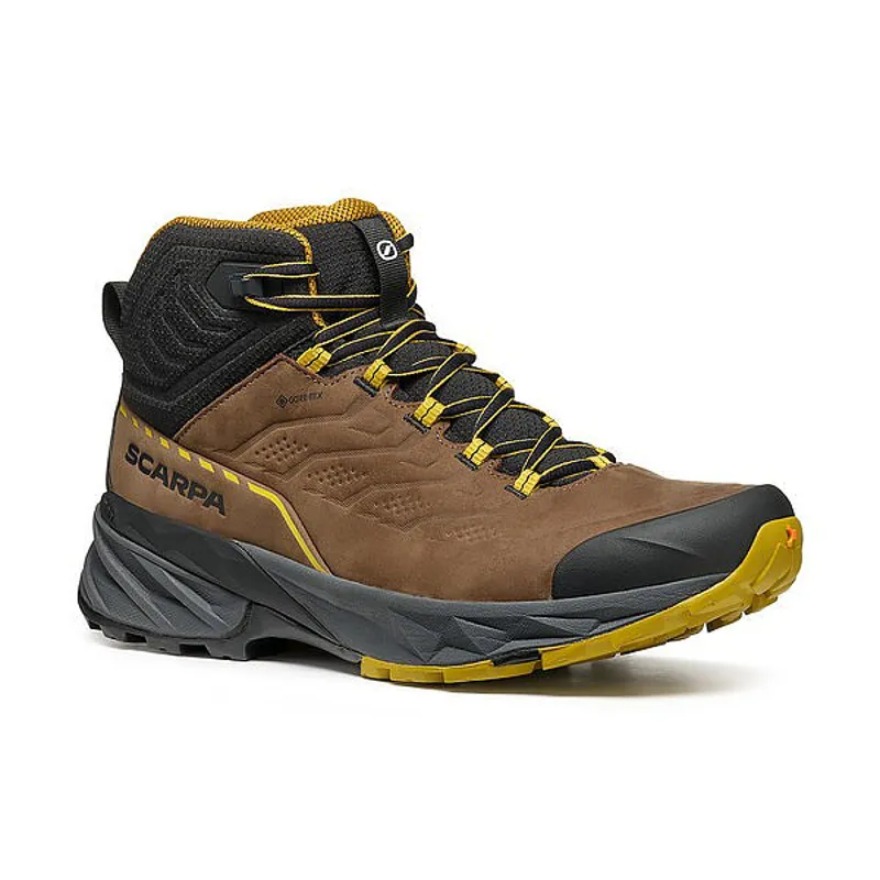 Scarpa Rush 2 Pro Mid GTX Boot in Brown/Sulphur