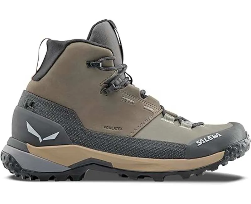 Salewa Puez Leather Mid PTX  in Bungee Cord/Onyx