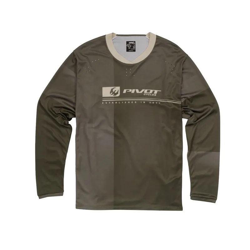 Pivot Cycles X Leatt Enduro 4.0 Jersey in Forest Night