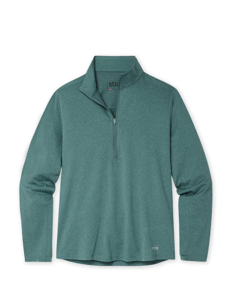 Stio Women's Crester Half Zip in Boundless Heather