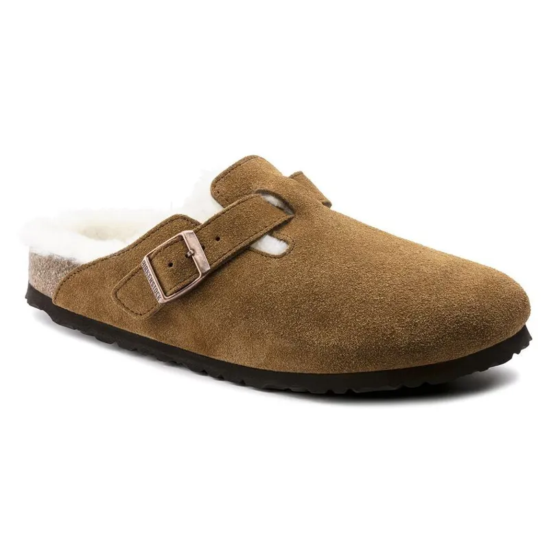 Birkenstock Women's Boston Shearling in Mink