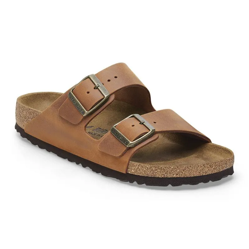 Birkenstock Women's Arizona Oiled Leather in Cognac