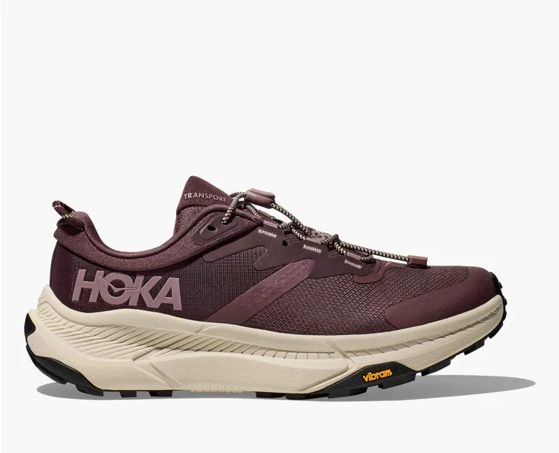 Hoka Women's Transport in Smoky Quartz/Oat Milk