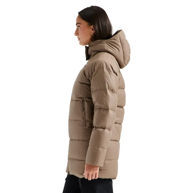The North Face Women's Hydrenalite City Down Hooded Parka in Garnet-2