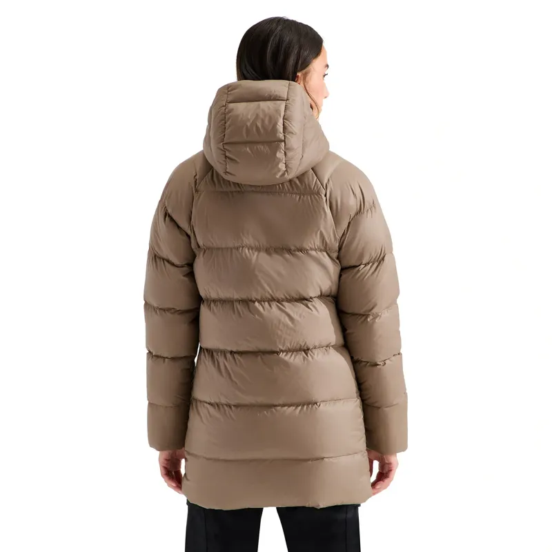 The North Face Women's Hydrenalite City Down Hooded Parka in Garnet-4