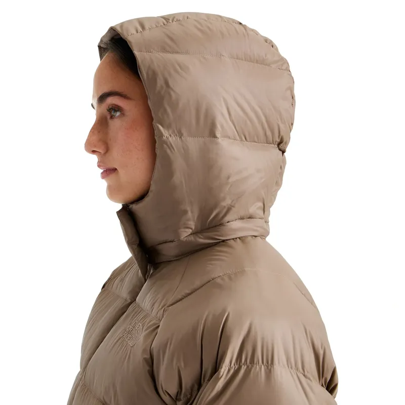 The North Face Women's Hydrenalite City Down Hooded Parka in Garnet-5