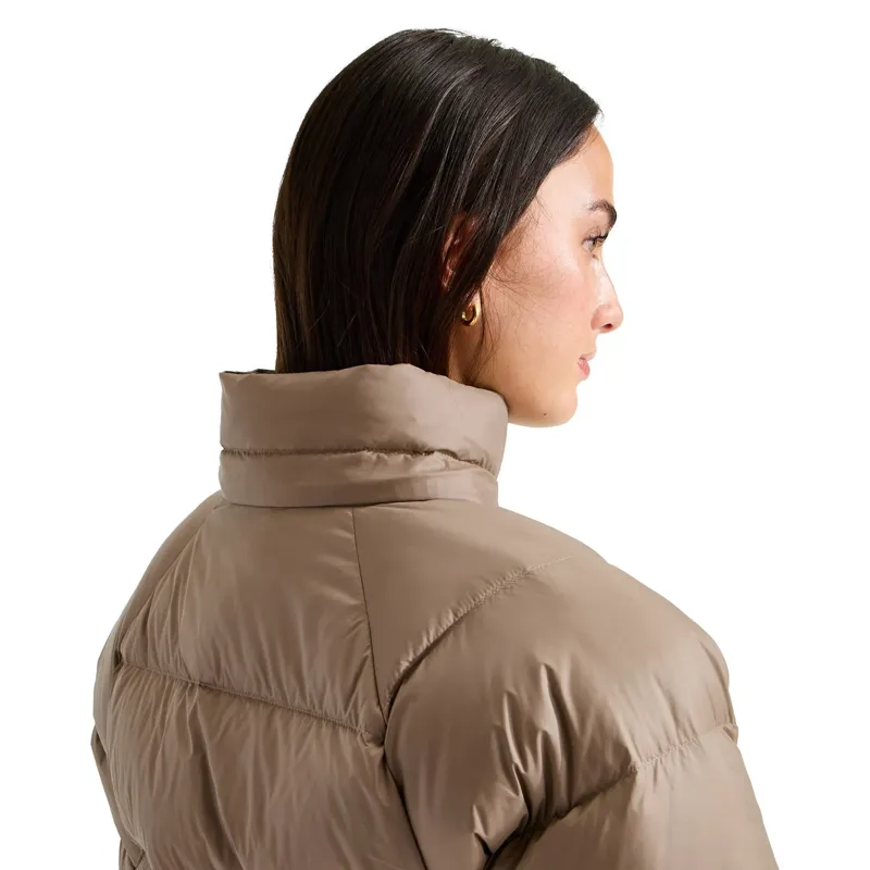 The North Face Women's Hydrenalite City Down Hooded Parka in Garnet-3