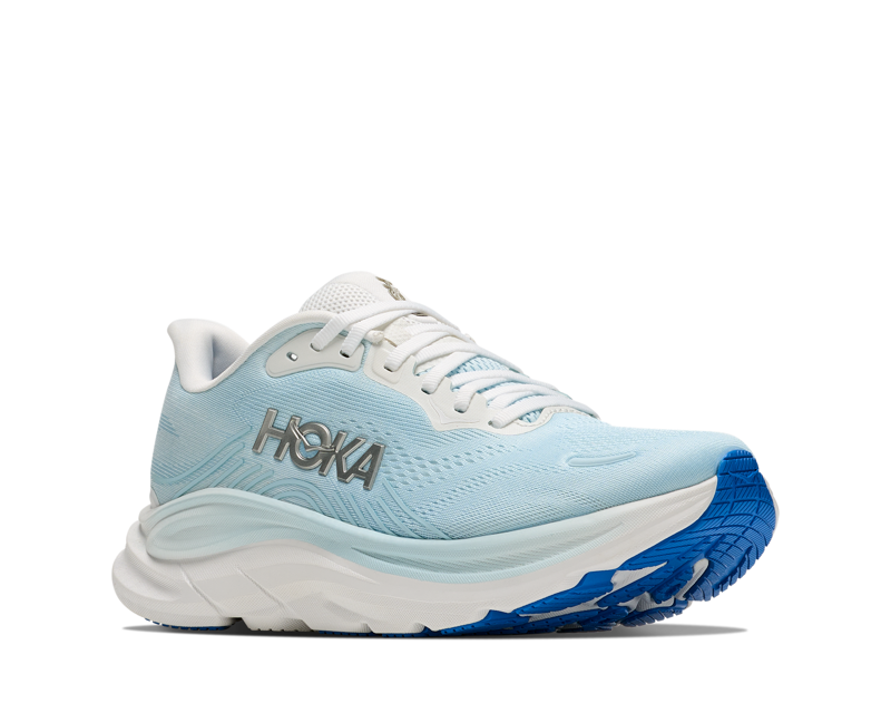 Hoka Women's Clifton 11 in Frost/Glimmering Blue-1