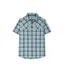 Stio Eddy Short Sleeve Shirt in Sage Flats Plaid