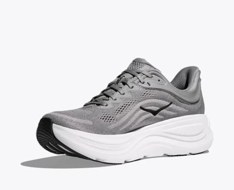 Hoka Bondi 9 Running Shoe in Galactic Grey-1