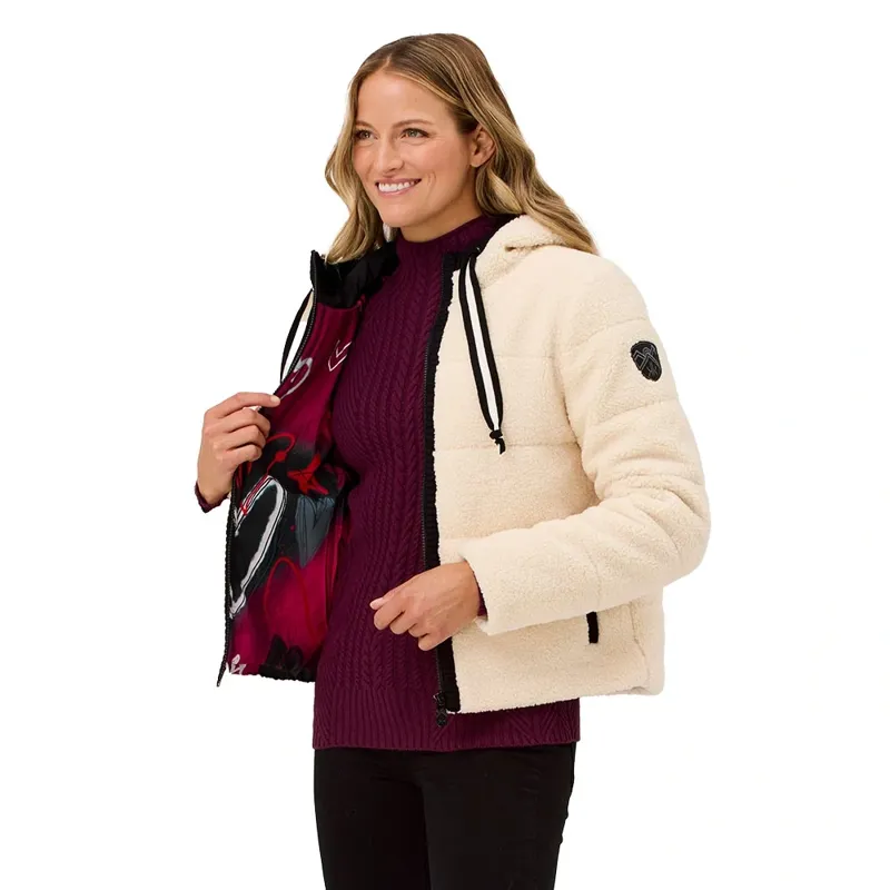 Krimson Klover Bella Mountain Fleece Jacket in Natural-3
