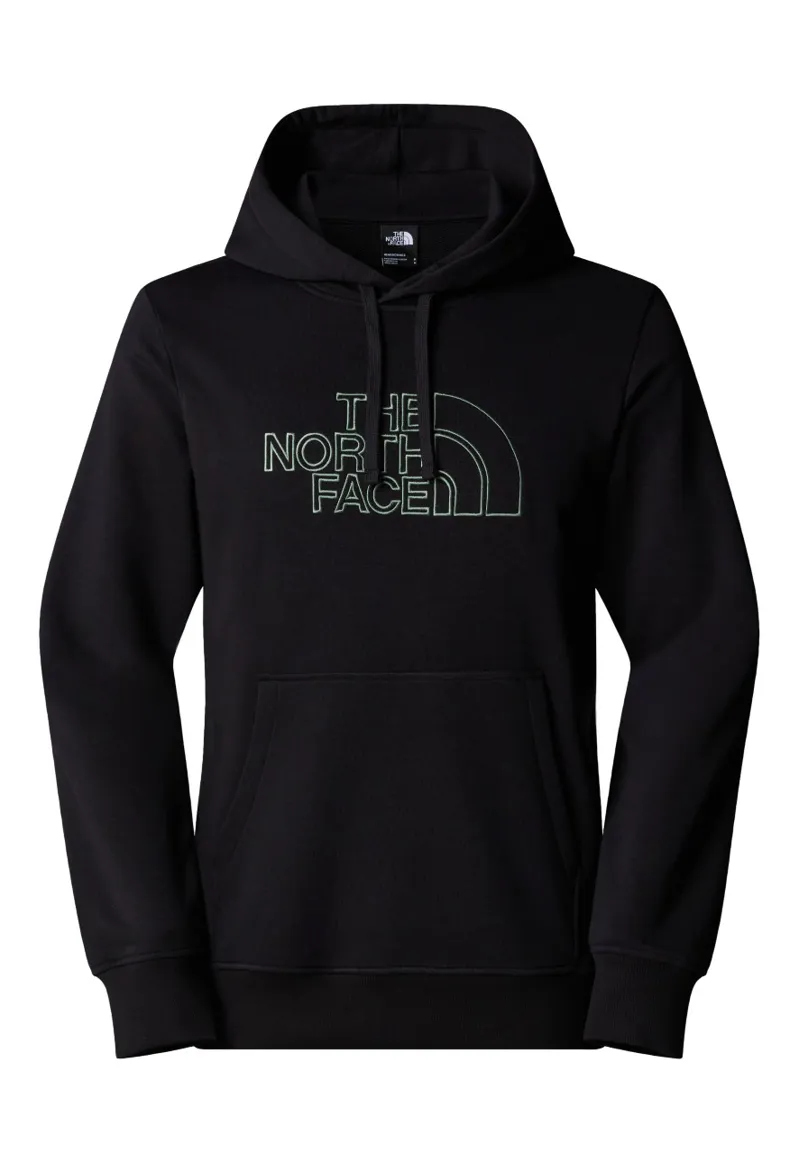 The North Face Drew Peak Light Hoodie in TNF Black/Duck Green