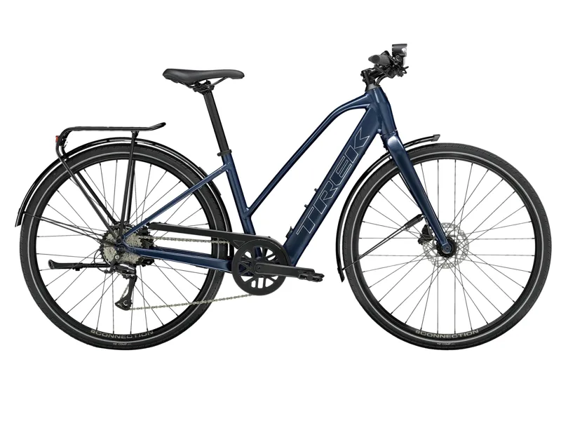 Trek FX+ 2 Mid Step LT in Satin Mulsanne Blue