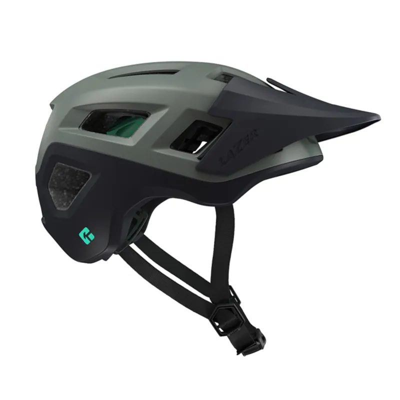 Lazer Coyote Kineticore Helmet in Matte Dark Green