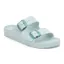 Birkenstock Women's Arizona Stealth Buckle EVA in Surf Green