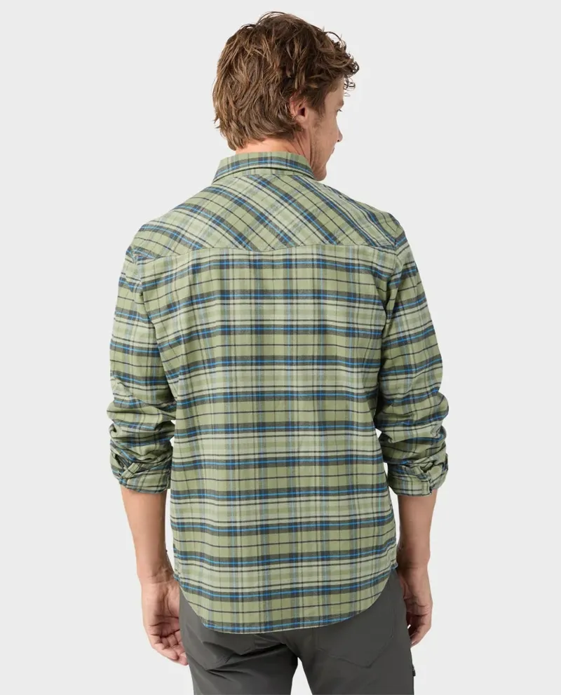 Stio Junction Midweight Flannel Shirt in Switchback Plaid-2