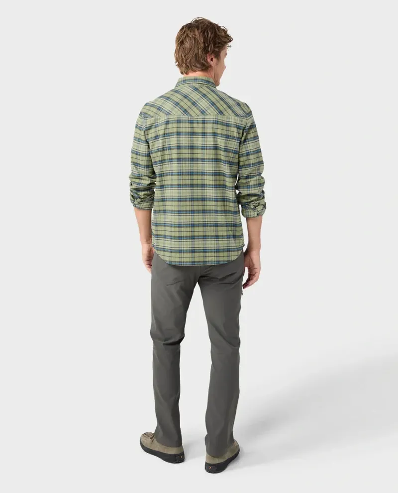 Stio Junction Midweight Flannel Shirt in Switchback Plaid-4