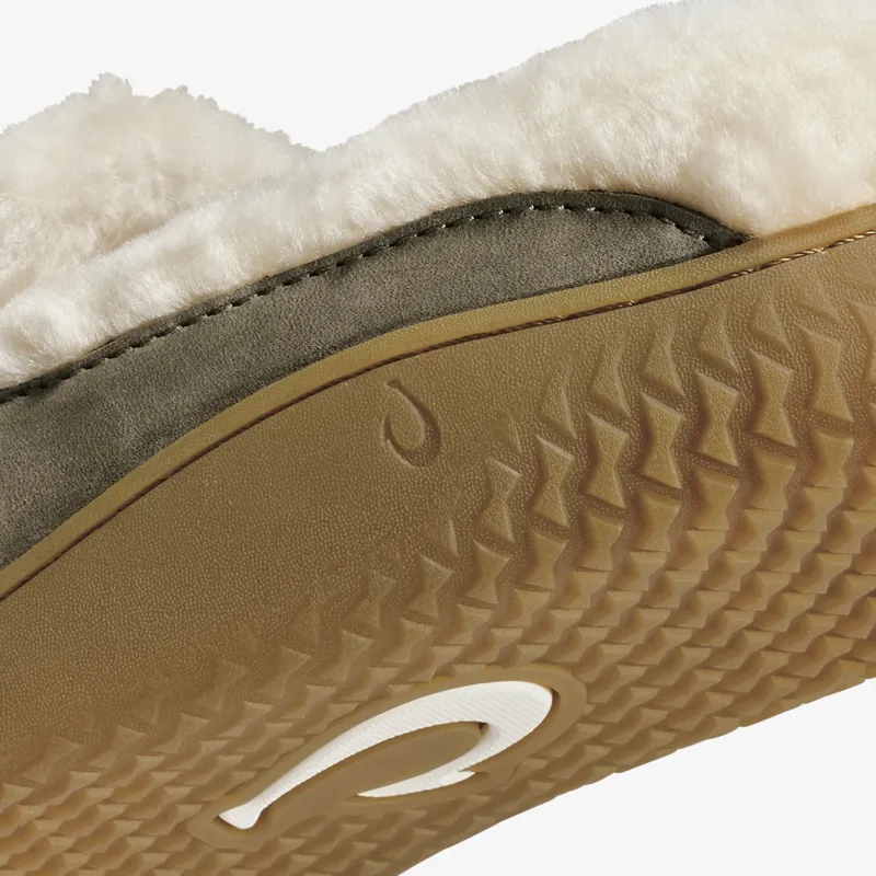 Olukai Women's Nohea Kolo Mule Slipper in Walnut/Walnut-5