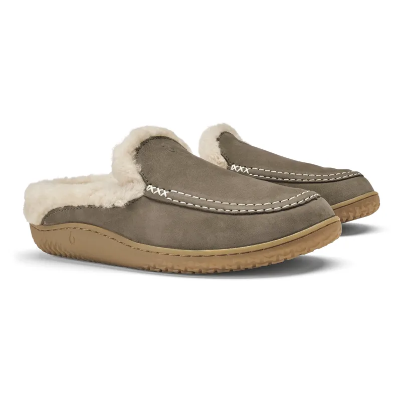 Olukai Women's Nohea Kolo Mule Slipper in Walnut/Walnut-1