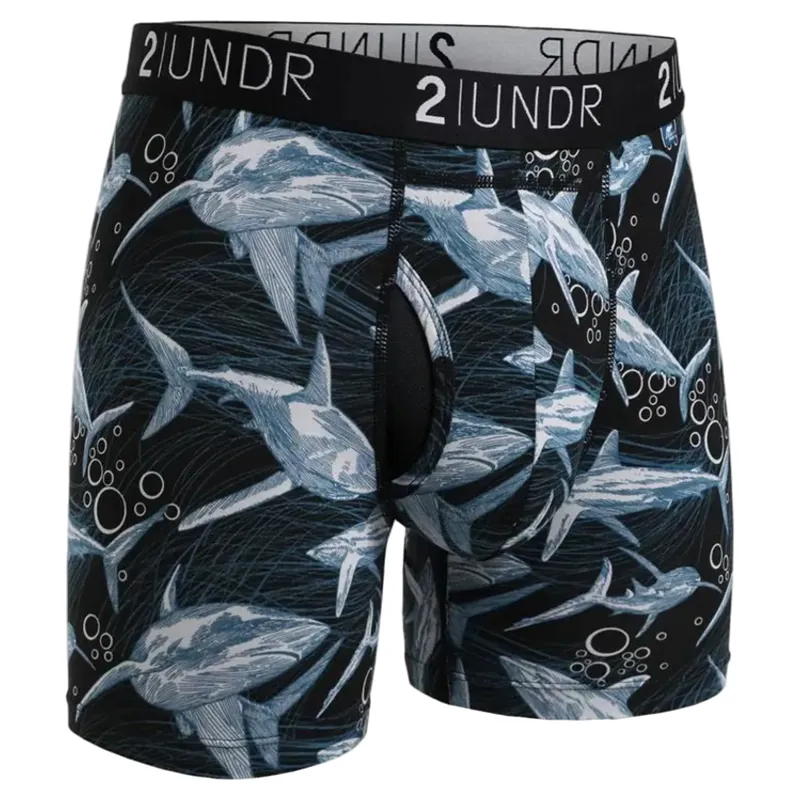 2UNDR Swing Shift Boxer Brief in Great White