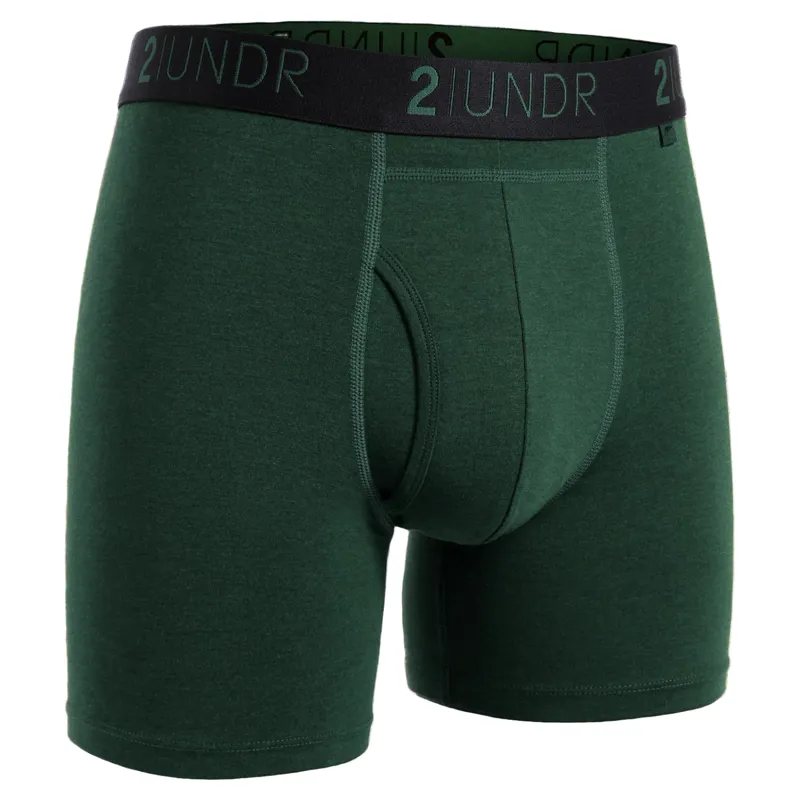 2UNDR Swing Shift 6 Inch Boxer Brief in Jade