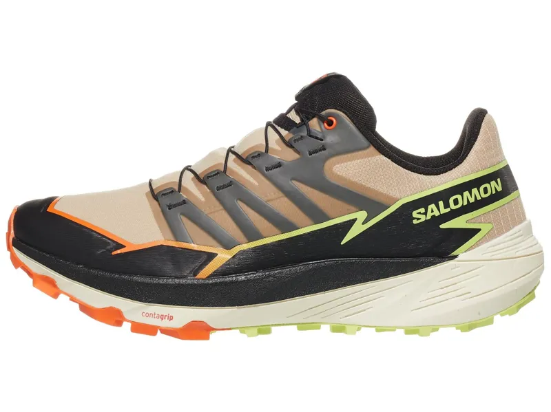 Salomon Thundercross in Safari/Red Orange/Sharp Green