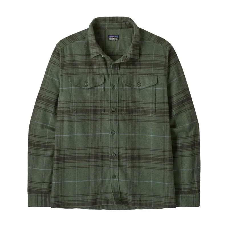 Patagonia Fjord Flannel Shirt in Dissolve/Treeline Green