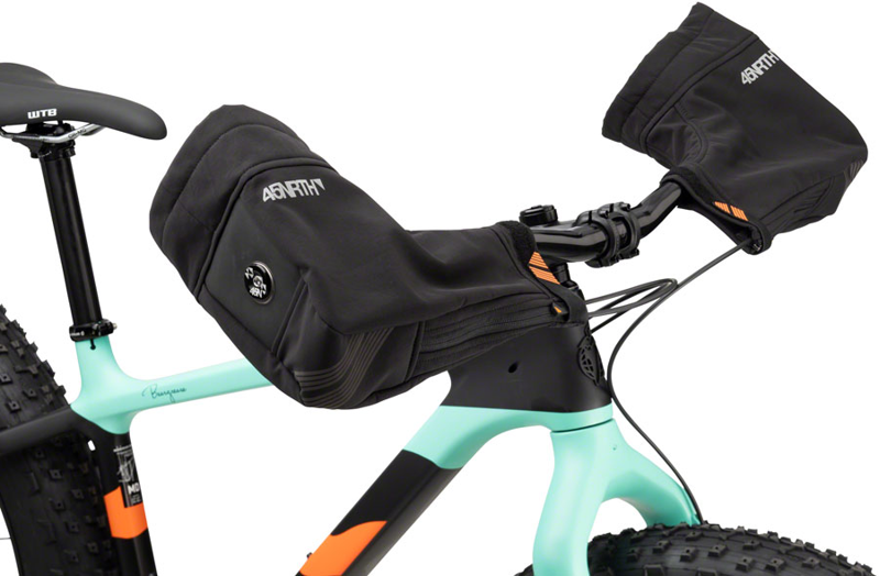 45NRTH Draugenklaw Flat Bar Pogies in Black-2