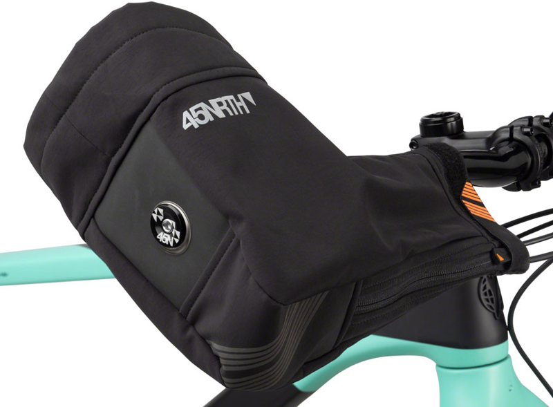 45NRTH Draugenklaw Flat Bar Pogies in Black-3